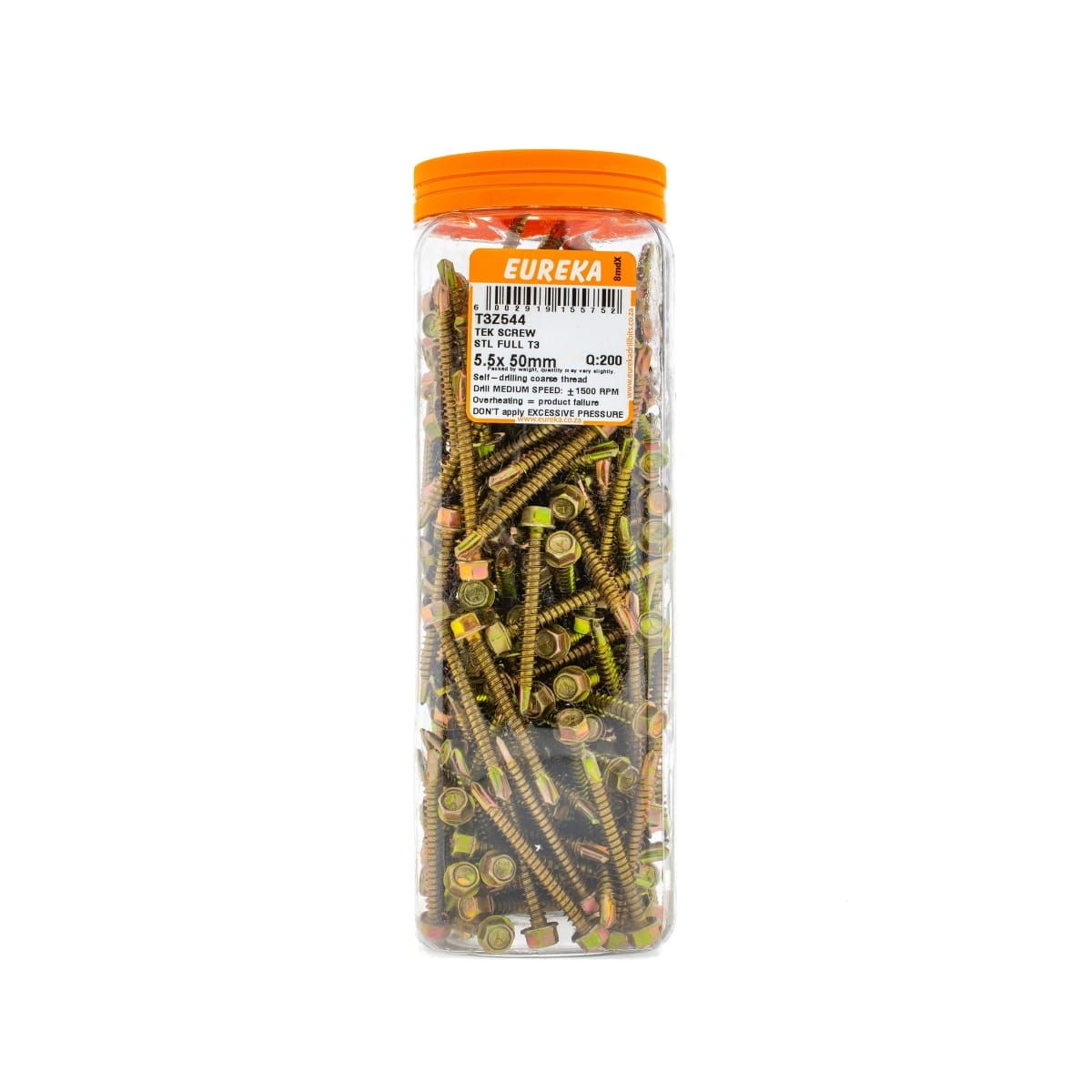 Tek Screw Steel T3 5.5x50mm Q:200