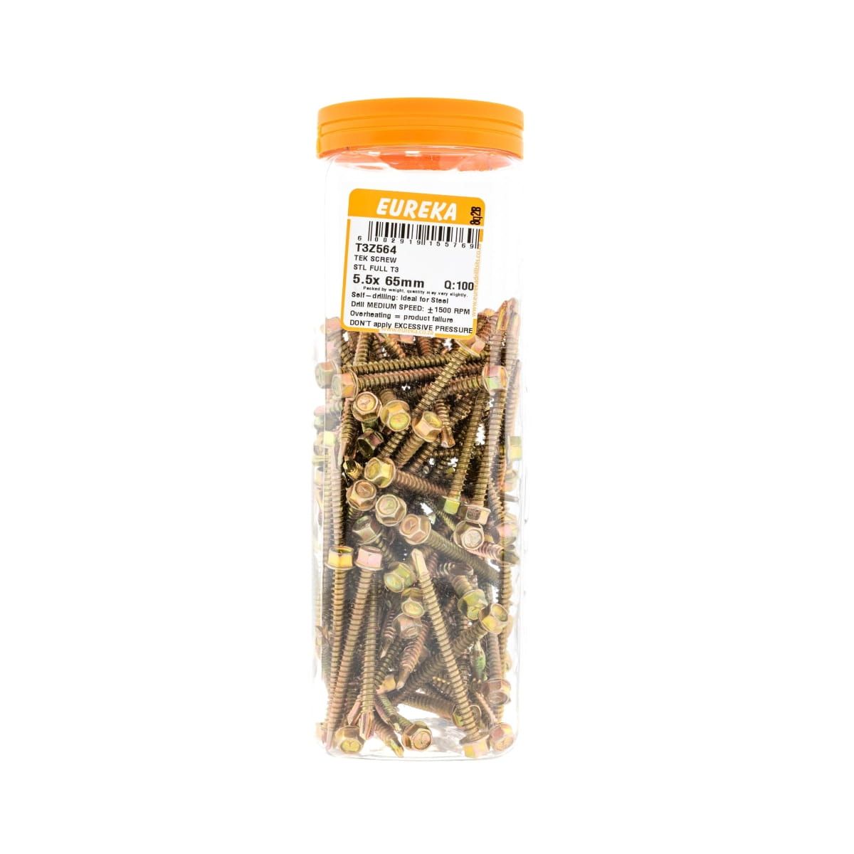Tek Screw Steel T3 5.5x65mm Q:100