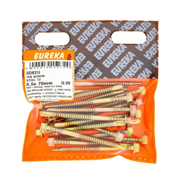 Tek Screw Steel T3 5.5x70mm