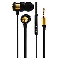 VK-1007-GD Gold  Metallic Finish Earphones