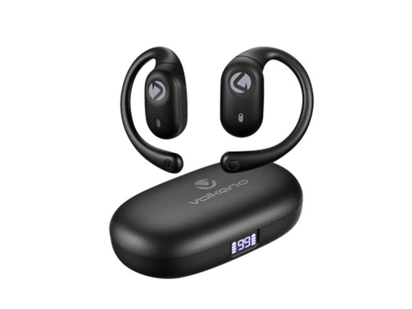 VK-1148-BK Black Air Conduction TWS Earphones