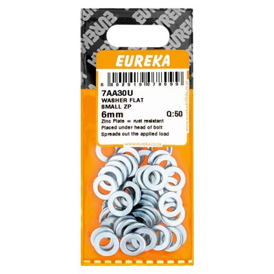 Washer Flat Small ZP 6mm