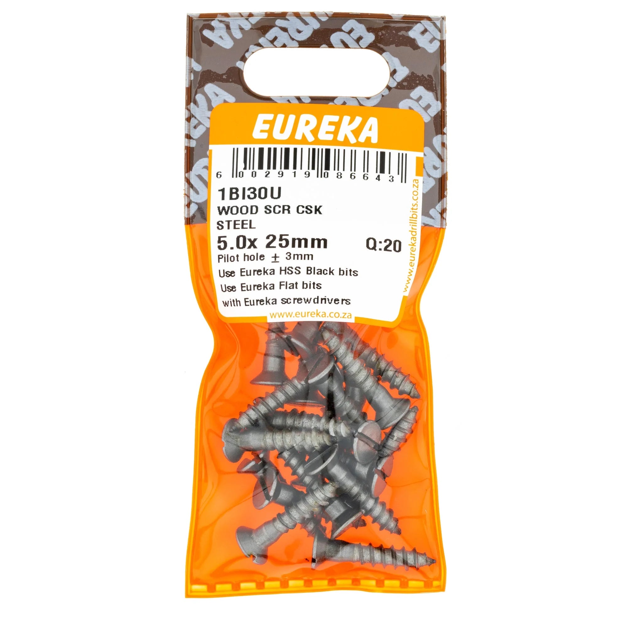 Wood SCR CSK Steel 5.0x25mm