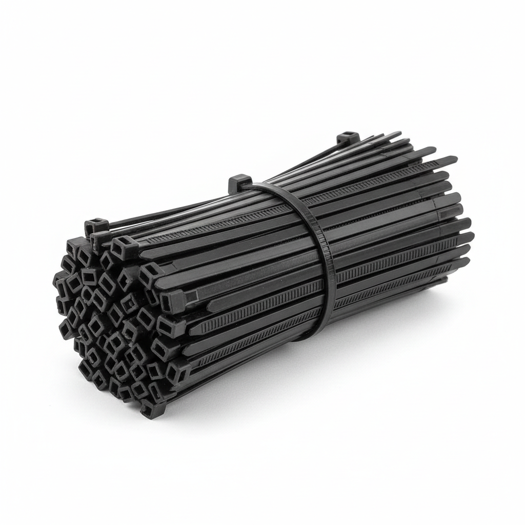 Cable Ties Black 4.8mm HFC200 100Pcs