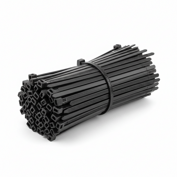 Cable Ties Black 4.8mm HFC200 100Pcs