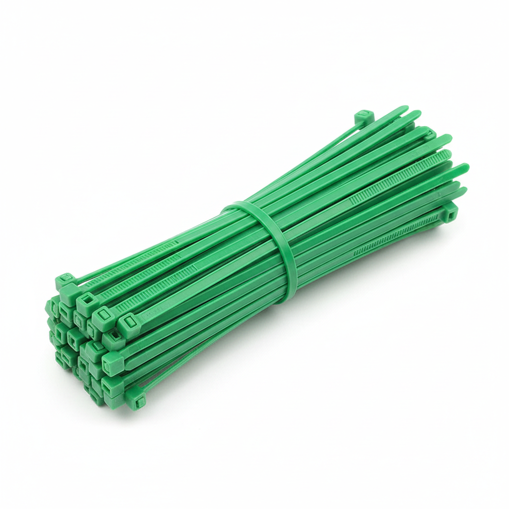 Cable Ties Green 2.5mm HFC100G 100Pcs
