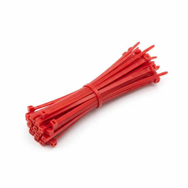 Cable Ties Red 2.5mm HFC100R 100Pcs