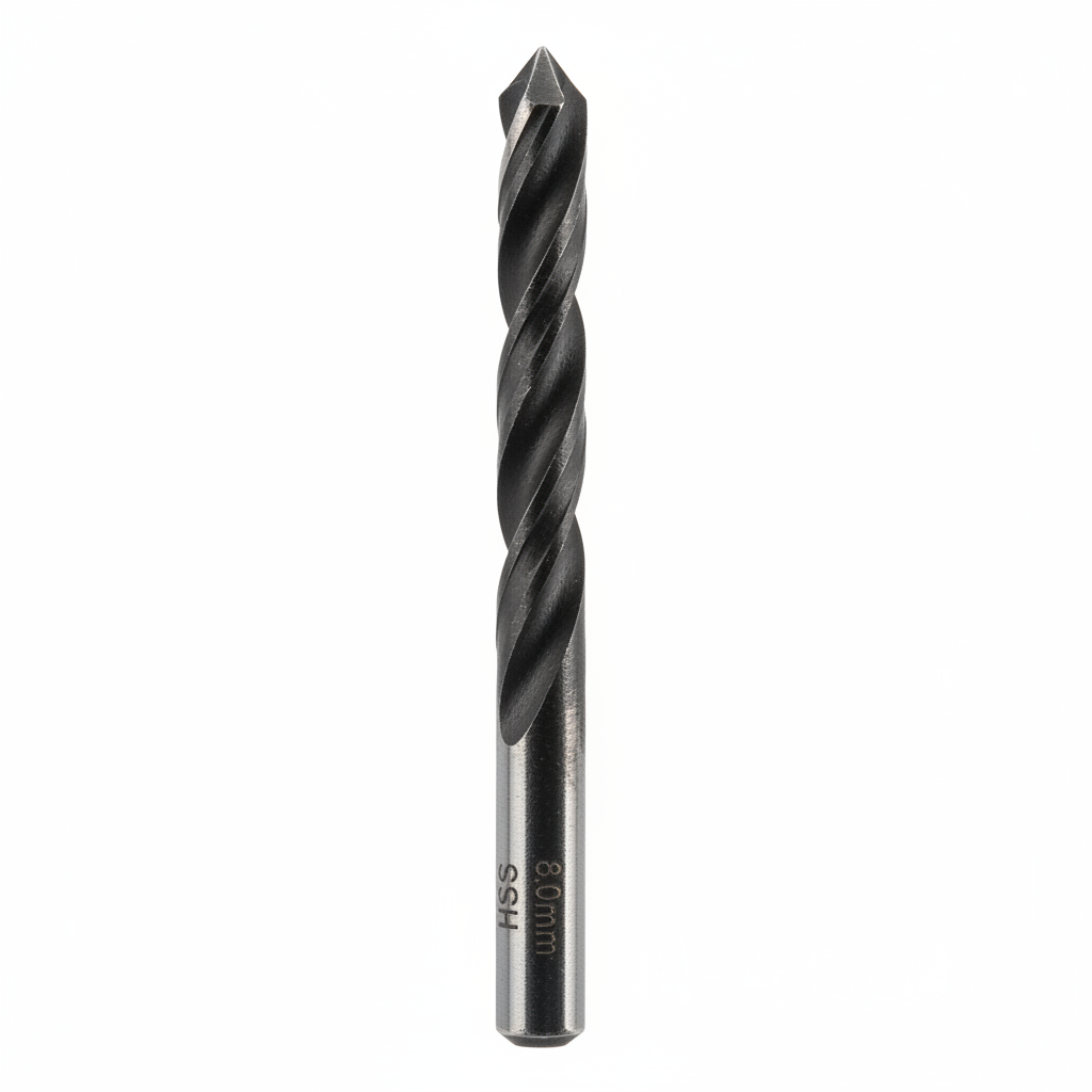 Drill Bit HSS Black 8.0mm