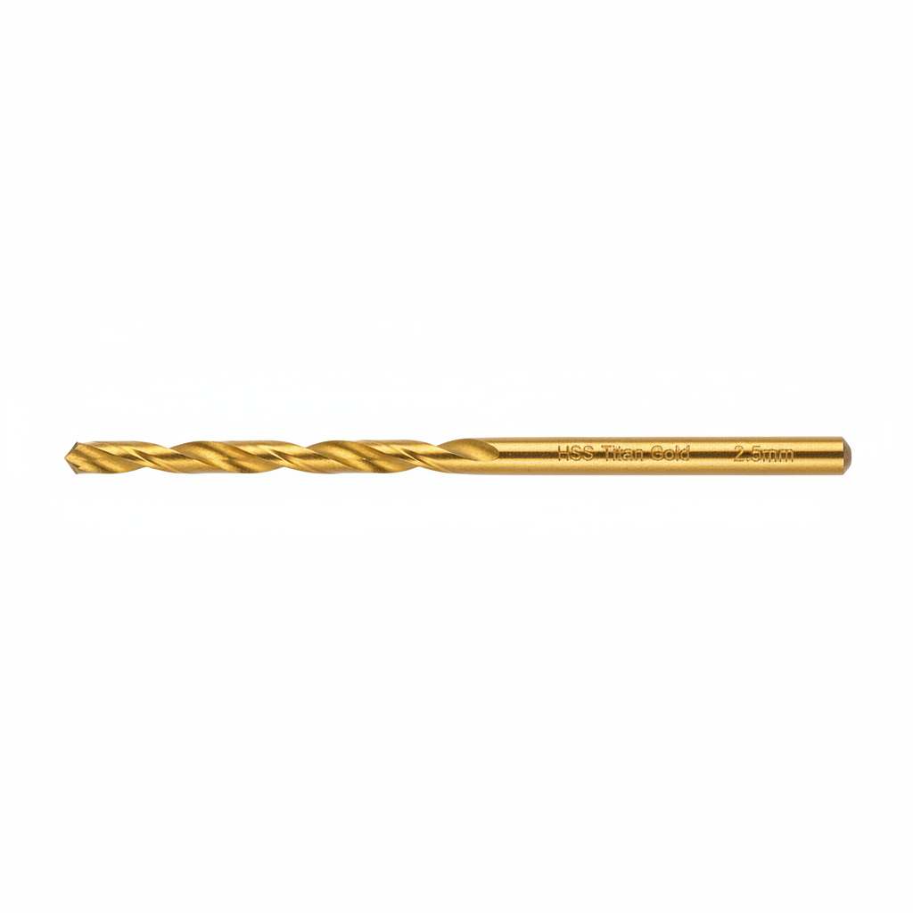 Drill Bit HSS Titan Gold 2.5mm