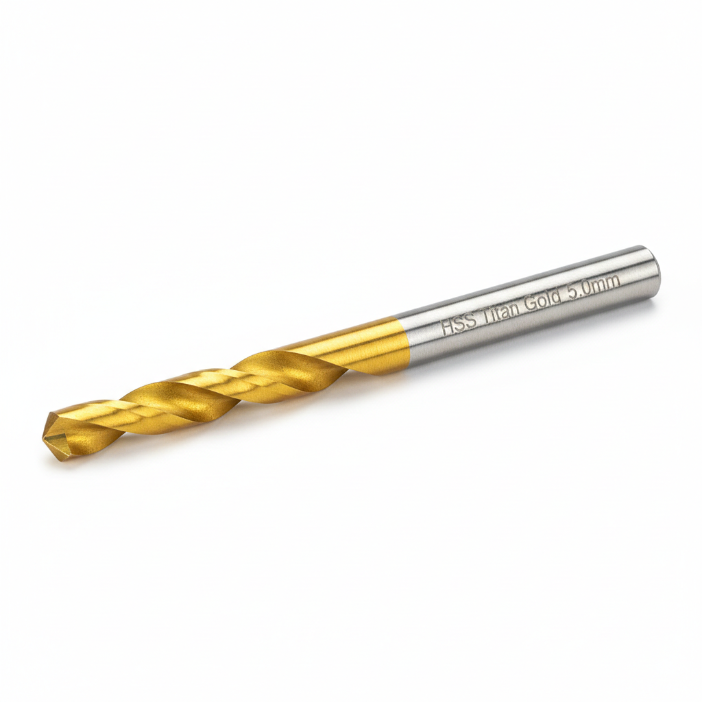 Drill Bit HSS Titan Gold 5.0mm