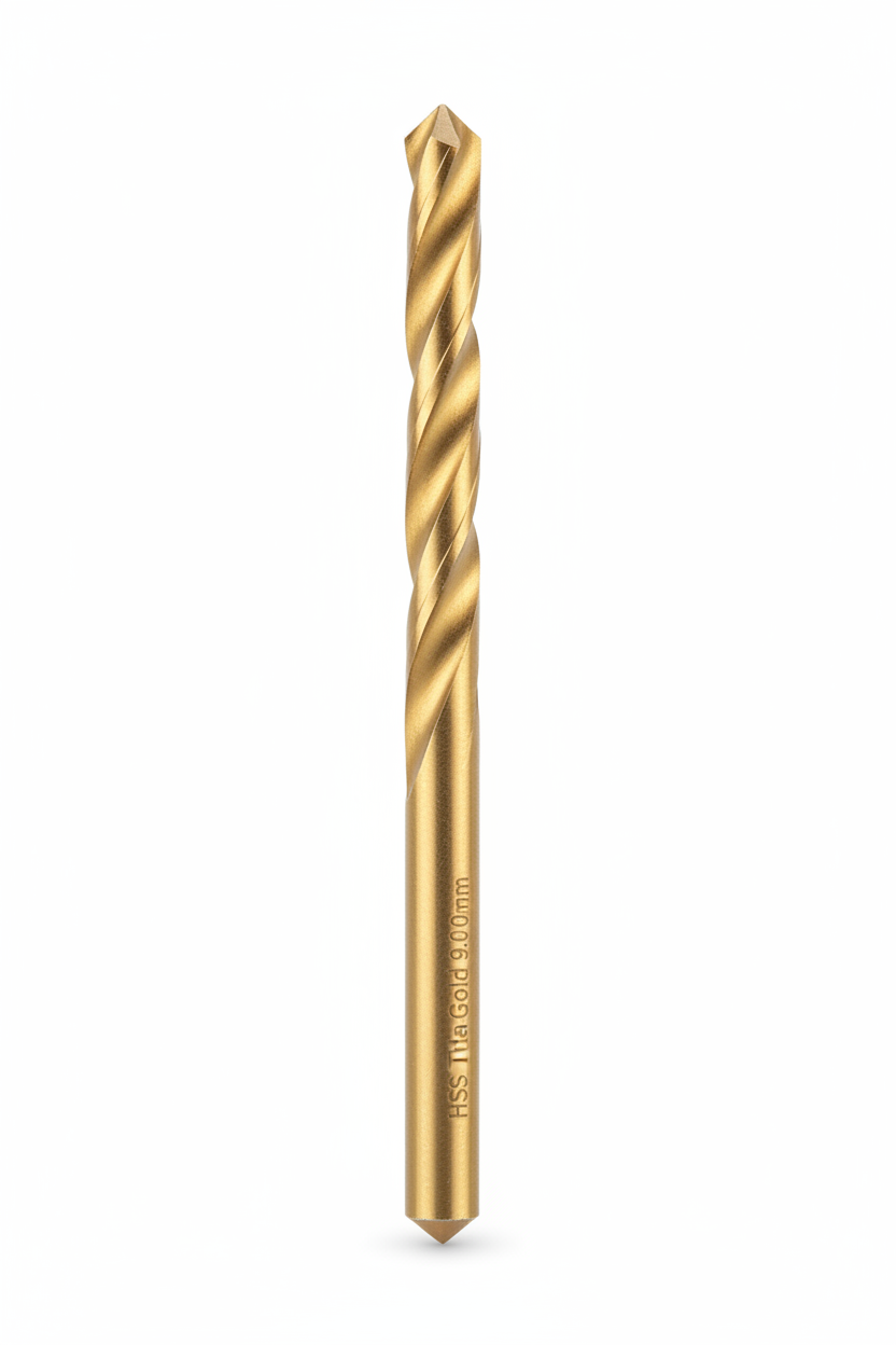 Drill Bit HSS Titan Gold 9.0mm