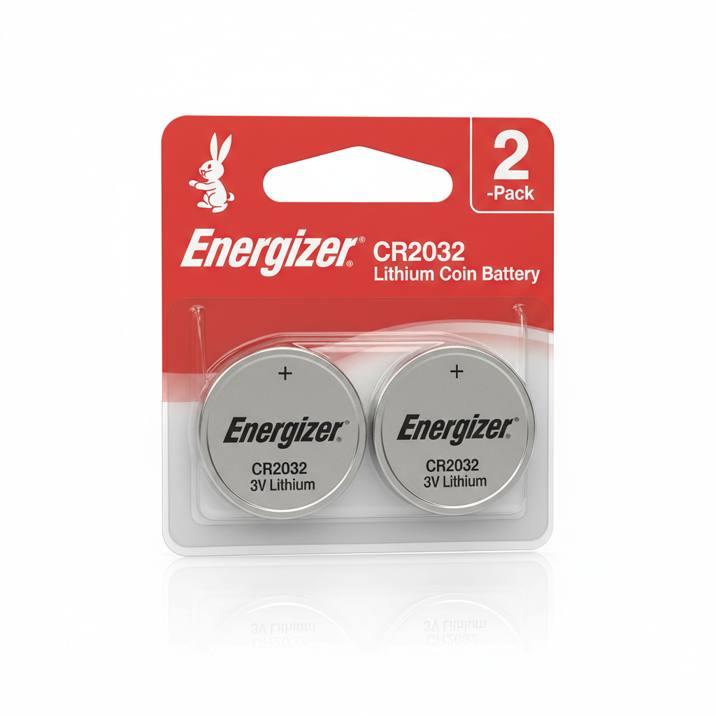 Energizer CR2032 Lithium Coin Battery 2Pack