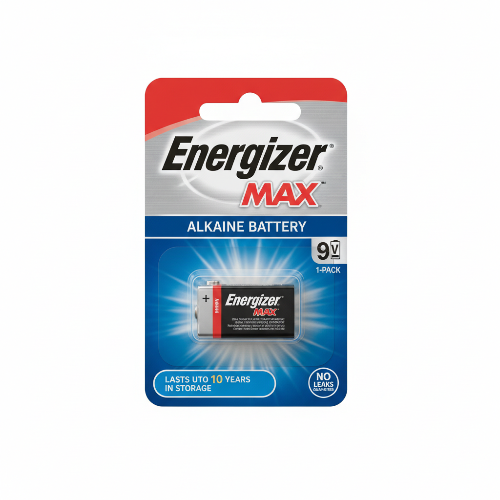 Energizer Max Alkaline 9V1 1Pack