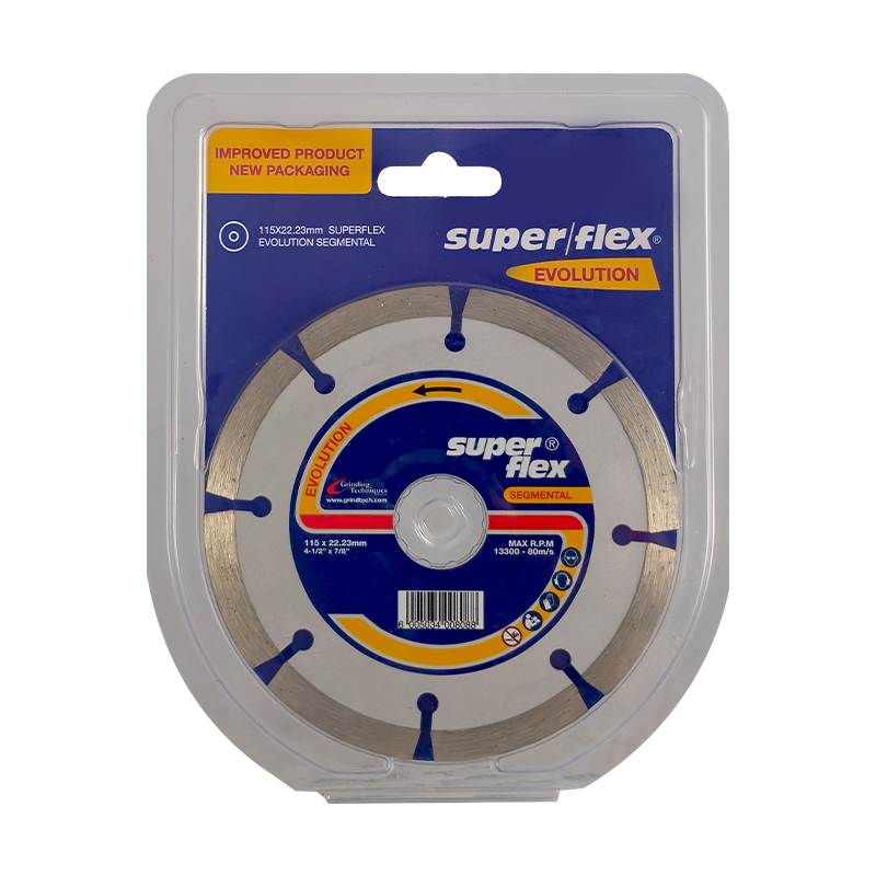 115x22.23mm Super Flex Evolution Segmental Diamond Blade