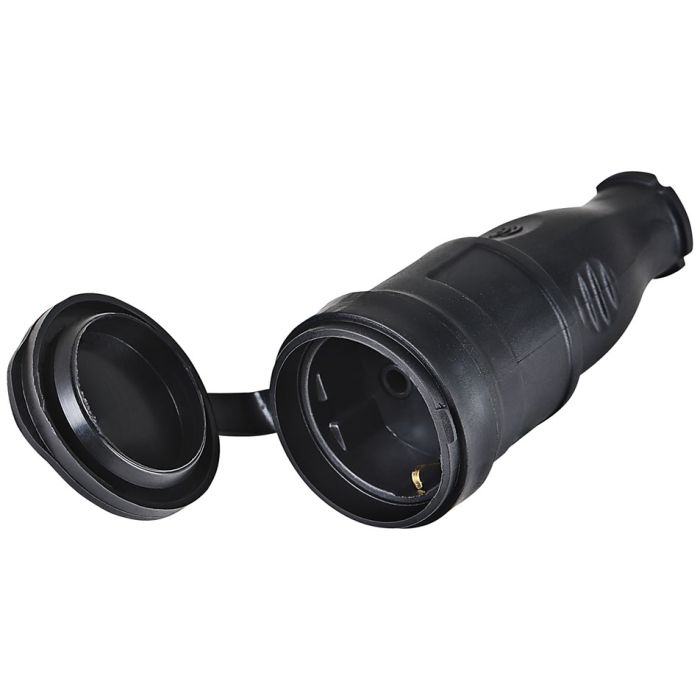 Schuko 10/16A Rubber Socket [ Export only] PP206