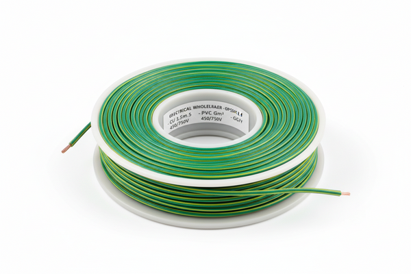 GPS001.5 Green/Yellow House Wire 100M Roll