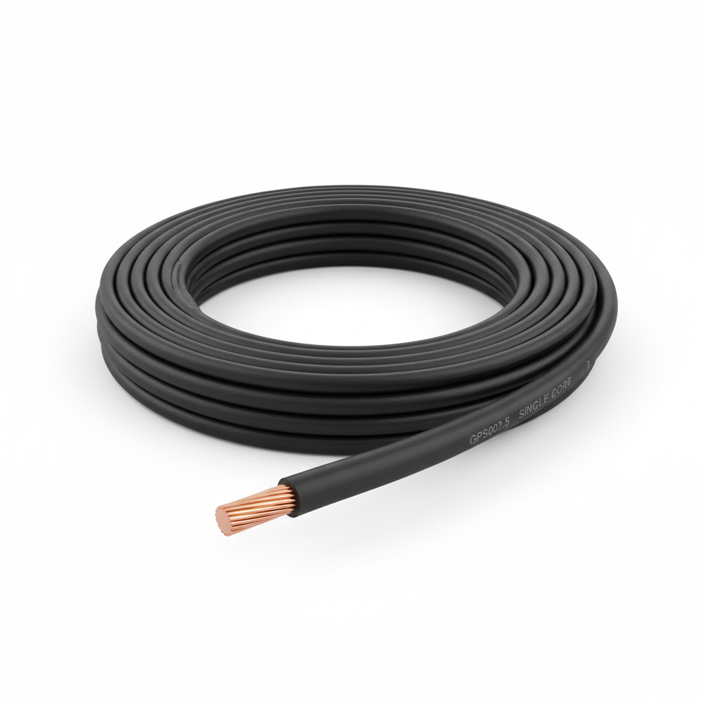GPS002.5 Black House Wire 100M Roll