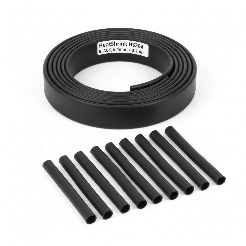Heat Shrink HS264 6.4mm>3.2mm Black
