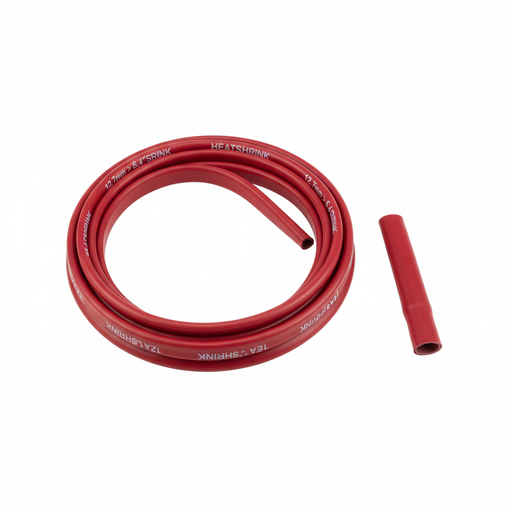 HEATSHRINK RED 12.7/6.4mm 1M Pack