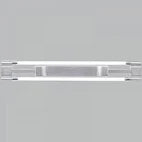 FT601 LED Satin Chrome Fitting 2x8w T5