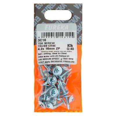 Tek Screw Truss CRSE 4.2x16mm ZP