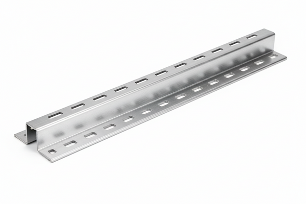 Slotted Steel Din Rail Mount 1M