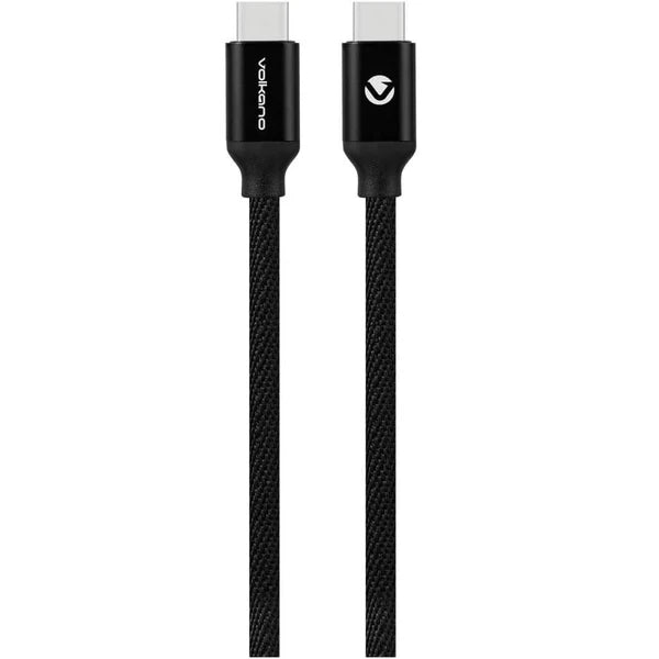 VK-20167-BK Type-c 60w USB-C to USB-C Charge & Data Cable 1.2m