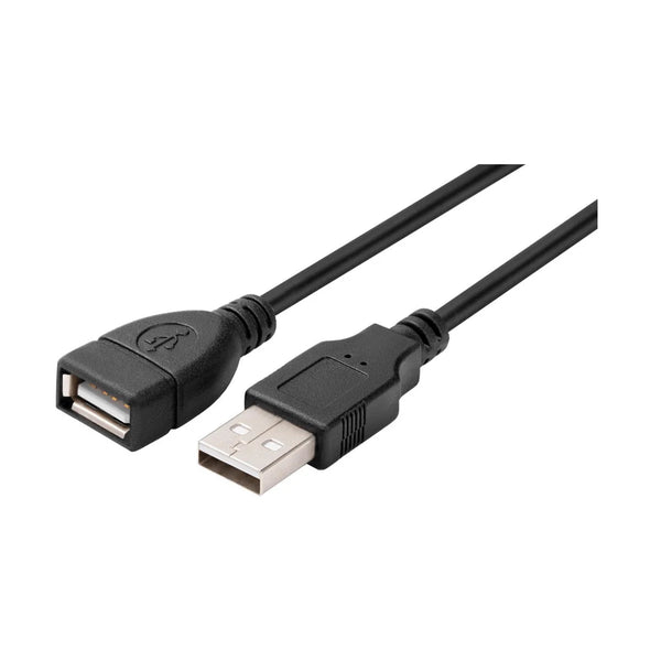 VK-20017-BK USB-A Extension Cable 2m